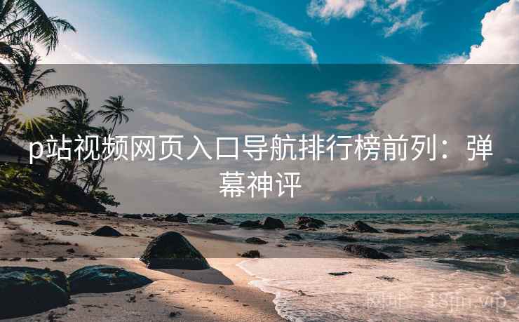 p站视频网页入口导航排行榜前列：弹幕神评